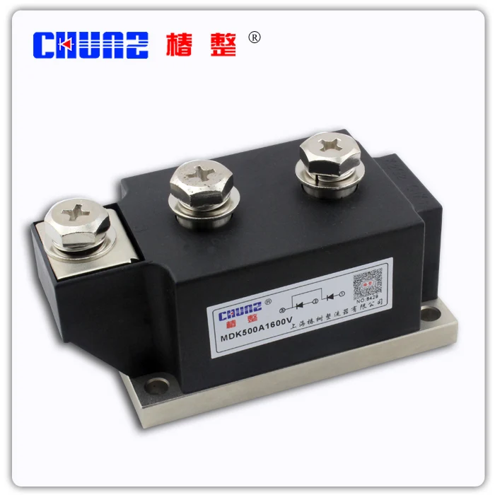 

[BELLA] The common anti photovoltaic diode module parts power station MDK500A1600 - Chunshu rectifier tube