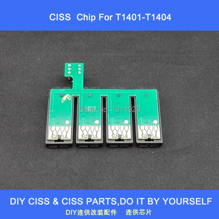 Forma de Tinta Chips para Epson Combo Compatível Stylus Office Tx620fwd Tx560wd Workforce 630 – 633 T1401