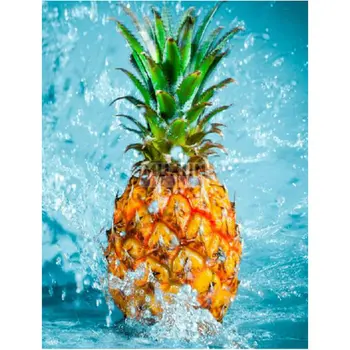

5D Diy Diamond Painting pineapple Cross Stitch Resin Stone Pasted Painting Needlework Full square Diamond embroidery
