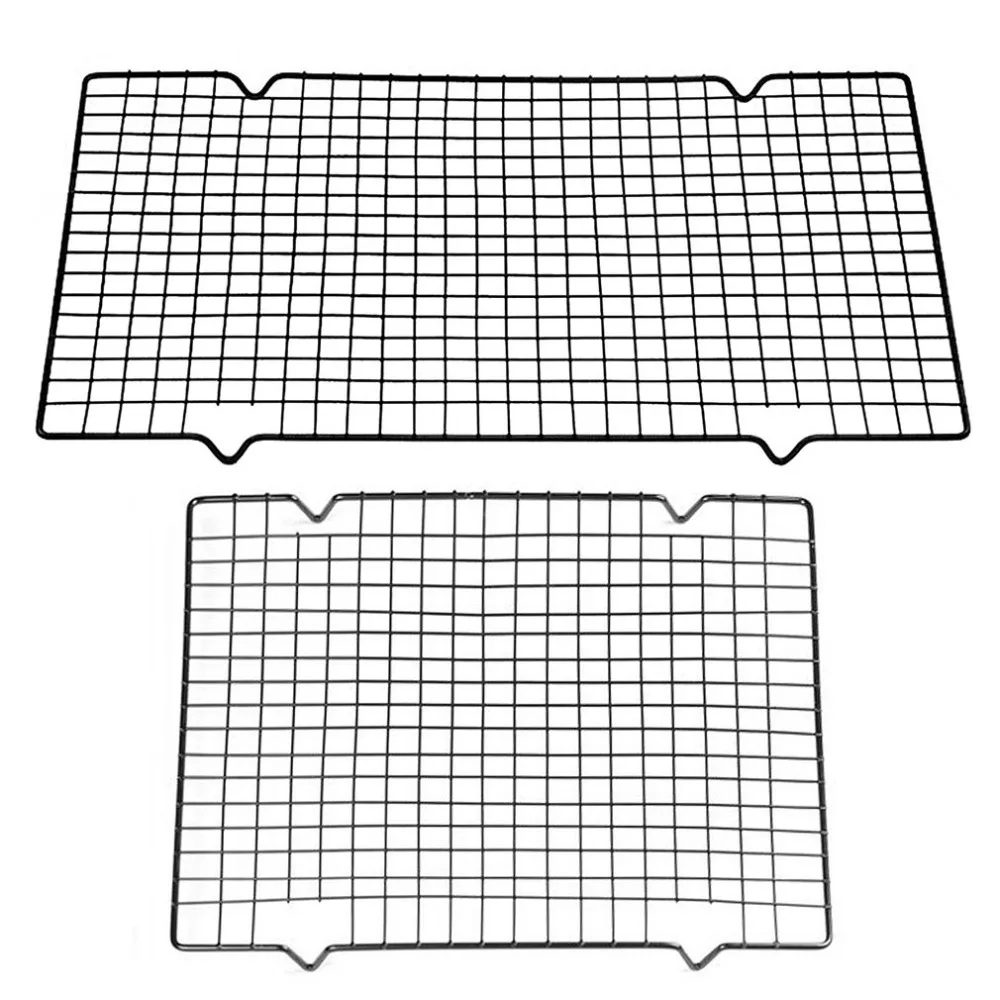 Nonstick Metal Cake Cooling Grid Rack Net Cookies Biscuits Bread Muffins Drying Stand Holder Kitchen Baking Tray Tools | Дом и сад