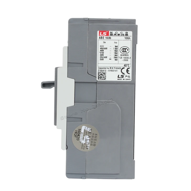 20A 30A 40A 50A 60A 75A 100A формованные чехол автоматический выключатель 3 p 3 полюс 50 Гц 600V ABE-103b