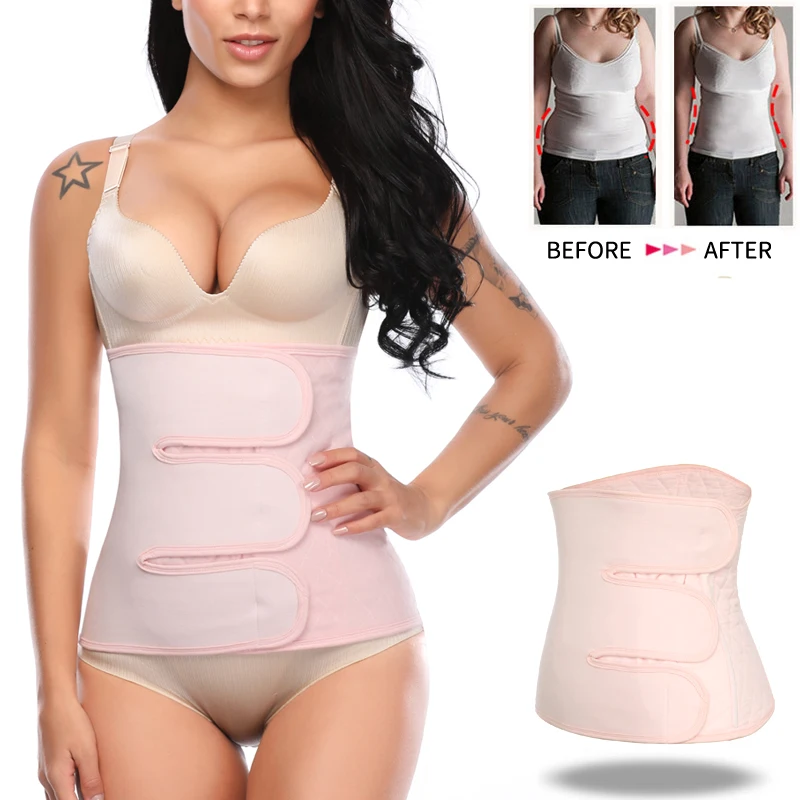 

Cotton Shapers Waist Trainer Modeling Belt Slimming Body Shaper Woman Postpartum Recovery Tummy Control Shapewear After Birth