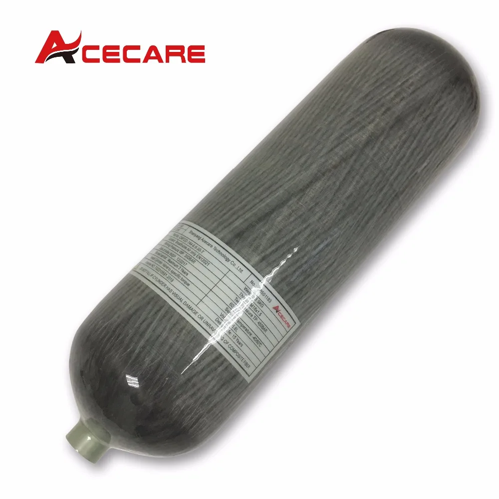 Acecare 4500psi Пейнтбол PCP Air CO2 кислородный используемый бак/SCBA Дайвинг бак/Последние 6.8L композитный цилиндр из углеродного волокна