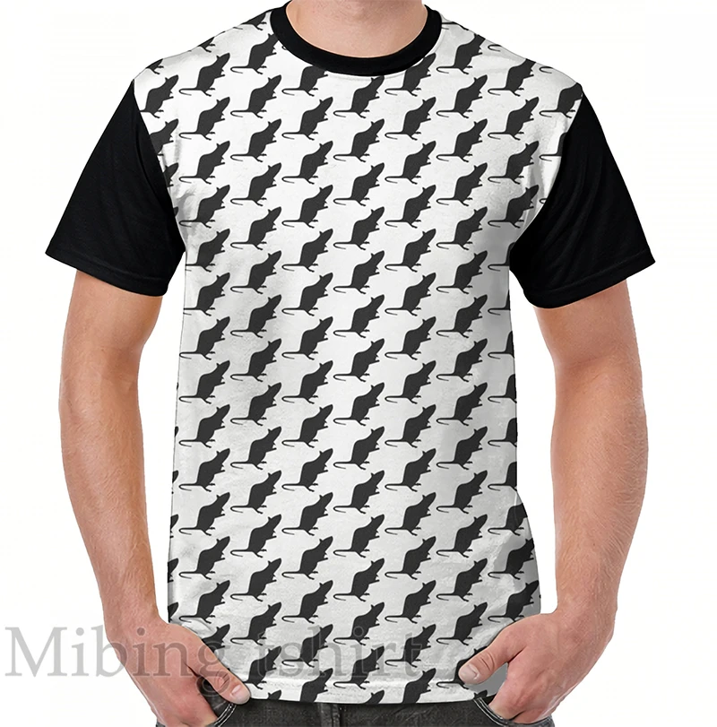 

Funny print men t shirt women Tops tee Rats! Rats Everywhere! Graphic T-Shirt O-neck Short Sleeve Casual tshirts