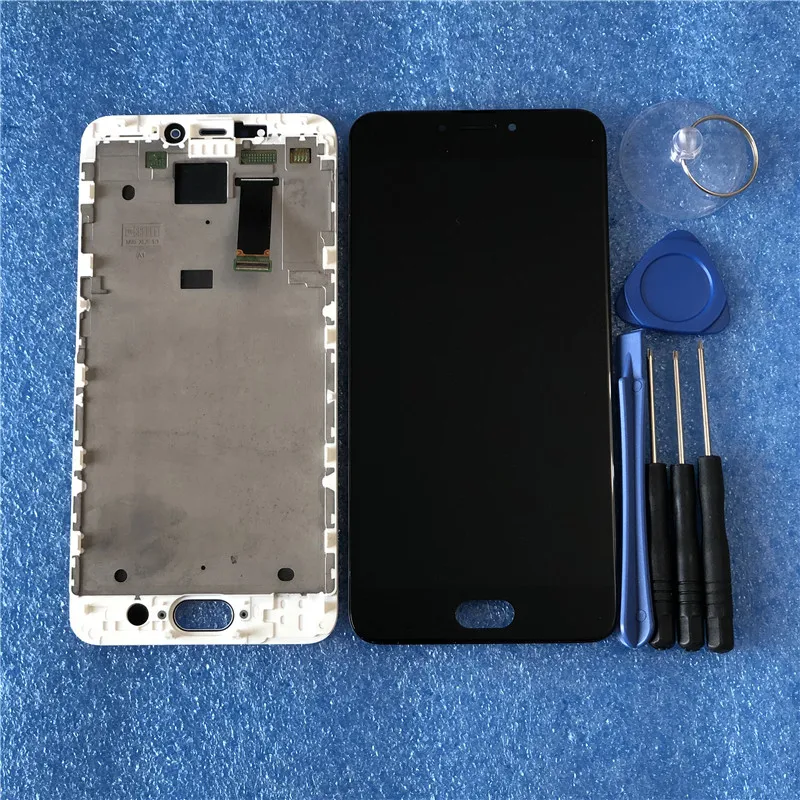 Для 5,5 ''Meizu MX6 MX 6 Axisinternational ЖК-дисплей+ сенсорная панель дигитайзер с рамкой для Meizu MX6 дисплей