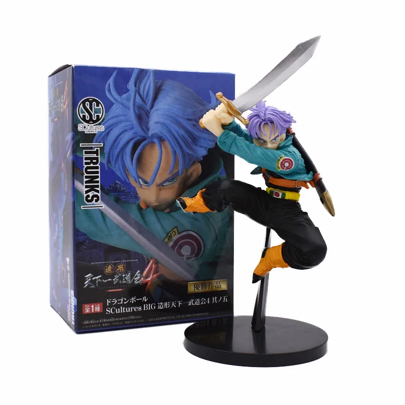 3 стиля 15-24 см Dragon Ball Z BWFC Super Saiyan trunks Сон Гоку фигурка ПВХ фигурка модель драконьего мяча детские игрушки