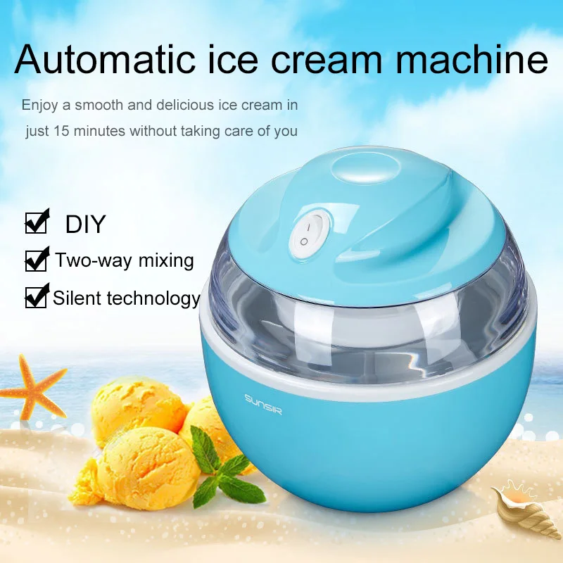 

Portable DIY Automatic 220V home ice cream maker Ice Cream Makers portable ice maker Fashion ice cream maker machine