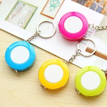 Измерительная лента для ключей 1,5 м/1 мм 4x4x1,2 см портативная Выдвижная линейка сантиметр/дюйм для дома/школы/офиса