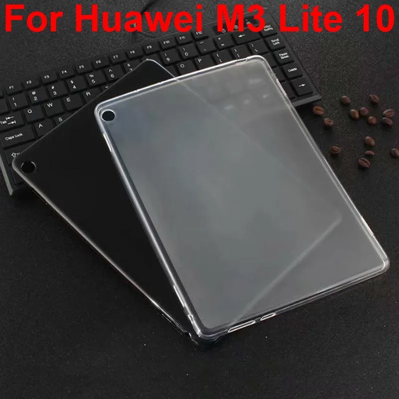 

Soft Silicone TPU Anti Knock Case for Huawei Mediapad M3 Lite 10 10.1 inch Cover Protector Shell M3Lite 10.1" Bag Capa Fundas