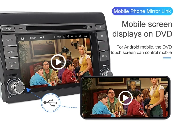 Discount Isudar ROM 64GB 2 Din Android 9 Auto Radio For Fiat/Bravo 2007-2012 Car GPS Multimedia Player Octa Core RAM 4GB DSP DVR Camera 11