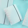 Simple Style Translucent Matte Binder Loose Strap Loose Leaf Inner Core A6 A7 Notebook Diary A5 Planner Office Supplies ► Photo 3/6