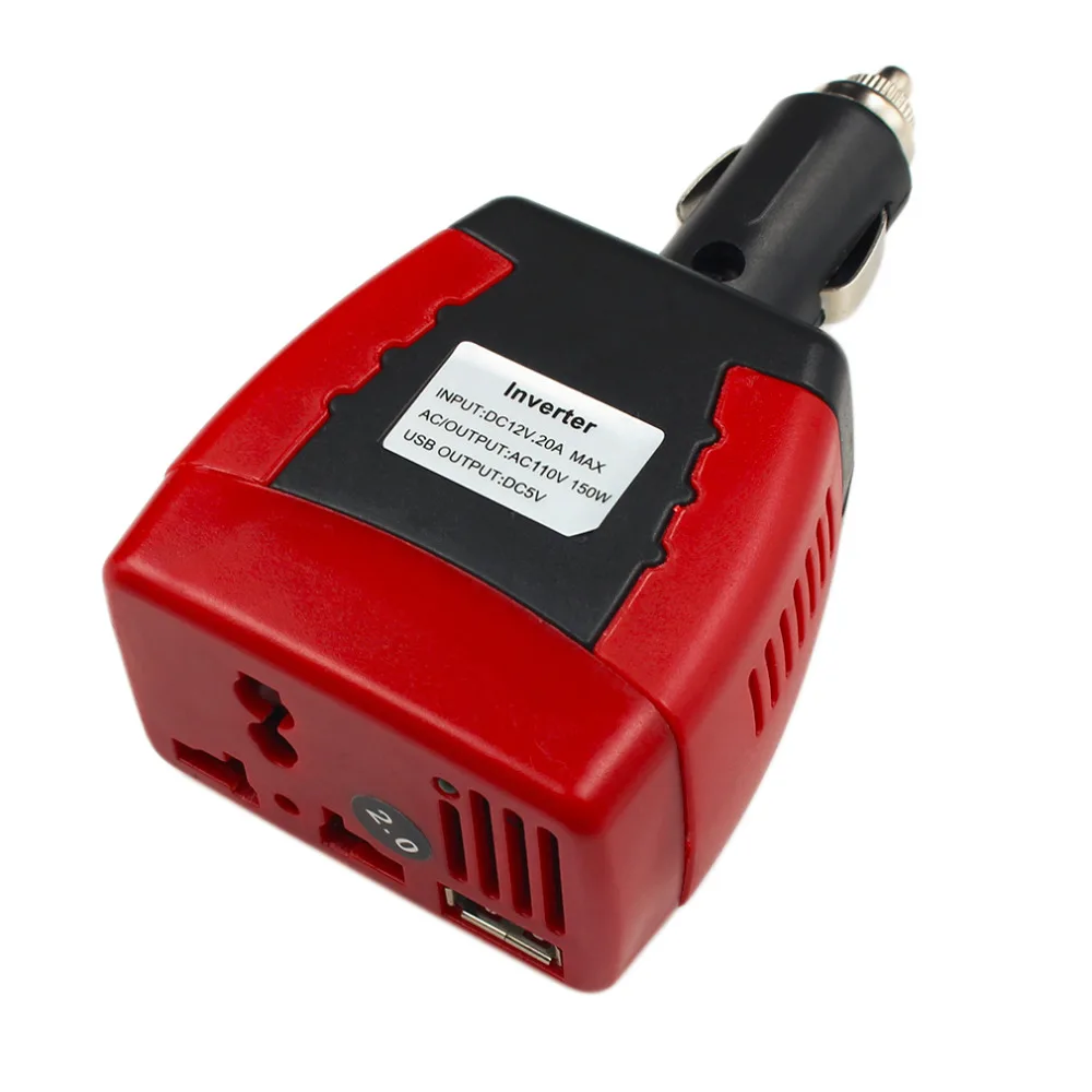 New New 150W Car Power Inverter Charger Adapter 12V DC To 110V AC USB 5V Hot Sellingin Car