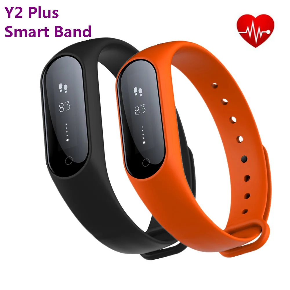 Y2 плюс Смарт Браслет крови Давление кислородом Smartband Измерение частоты сердечных