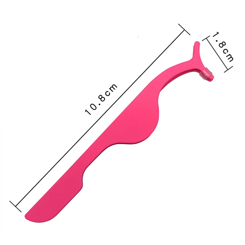 

1pcs Stainless Steel Eyelashes Extension Tweezers Auxiliary Clamp Clips Practice Beauty Eye Lash Makeup Tools