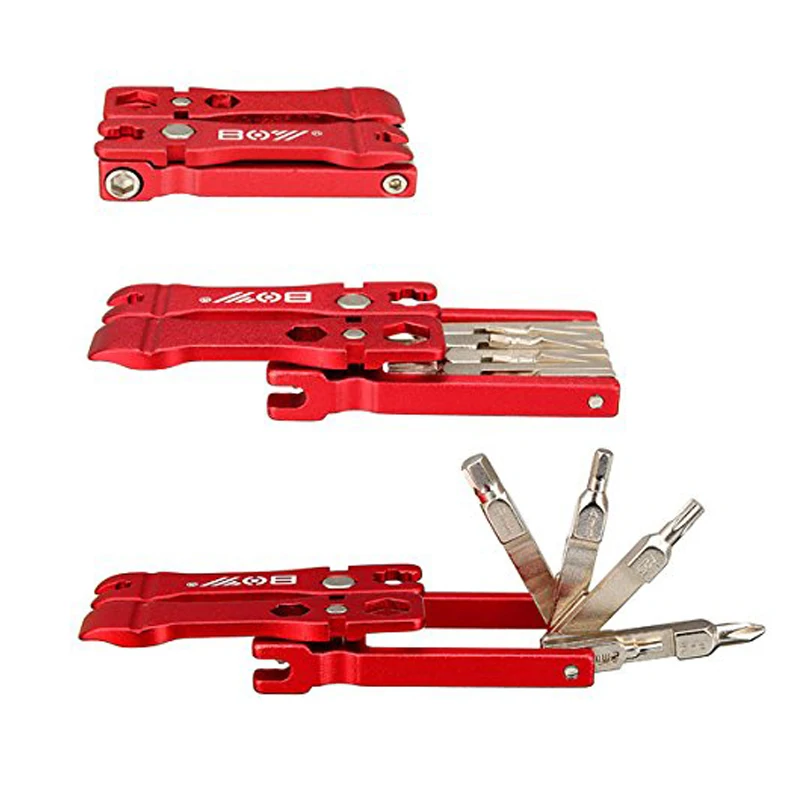 cheap BOY 19 In 1 Multi Bicycle Repair Tool Screwdrivers Kit Wrench Set With T25 Spanner Tyre Lever