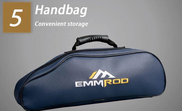 Vara de Pesca Emmrod Inoxidável Fiação 72cm Telescópica Rocha Aço Mar 18 High Quality Esporte e Lazer