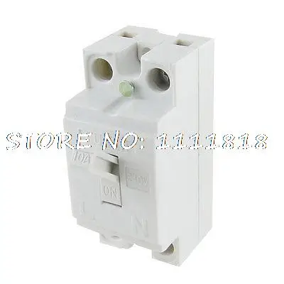 

AC 240V 10 Amp 2 Pole 1 Element 2P1E Safety Breaker Switch MCB Circuit Breaker