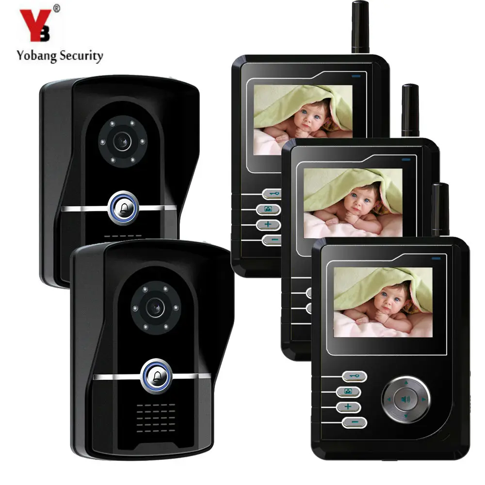YobangSecurity 2.4G 2.4"TFT Wireless Video Door Phone Doorbell Home