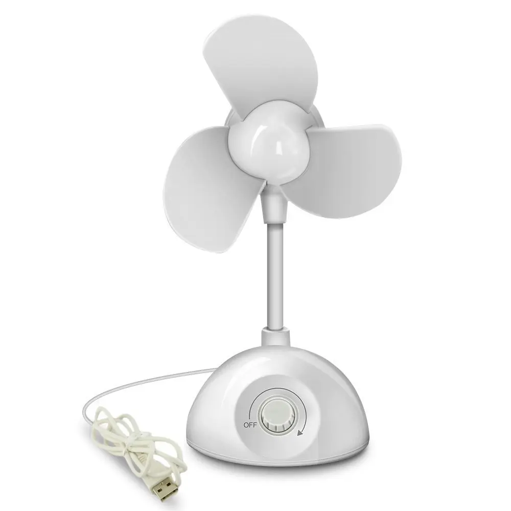 

Saving Energy Mini Fan Personal Table Fan Stepless Speed Soft Blade Desk USB Fan for Desktop Computers/ Laptops/ Home/ Office