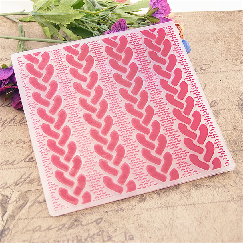 

HOT plastic Line winding template craft card making paper card album wedding decoration scrapbooking embossing folder