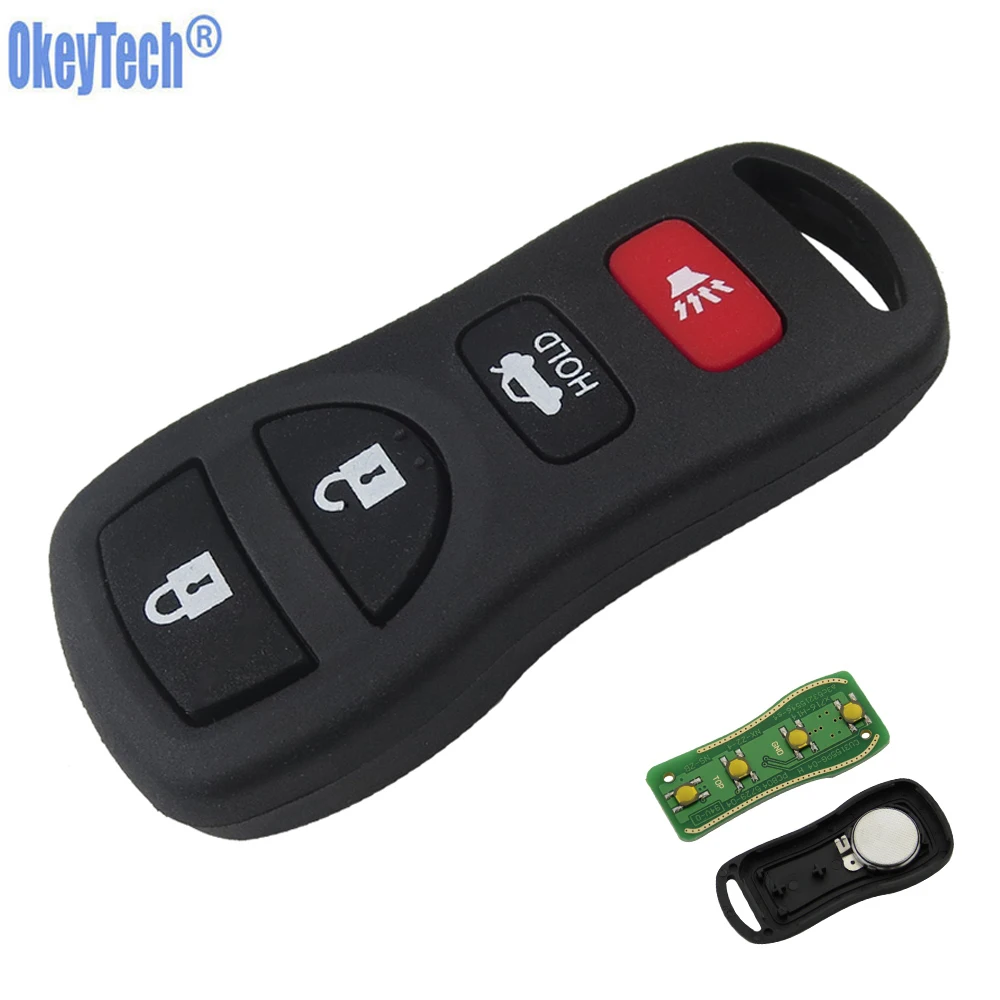 OkeyTech для Nissan Tiida Frontier муранская Армада Pathfinder 2002-2008 замена 3+ 1 Button315Mhz Радиоуправляемый дистанционный ключ