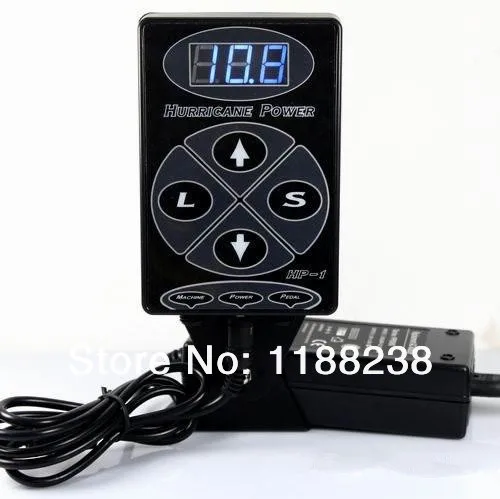 

Tattoo Power Supply Metal material Brand-New Hurricane Power Supply Digital LCD Dual Input Power Supply PS-5 for tattoo machine