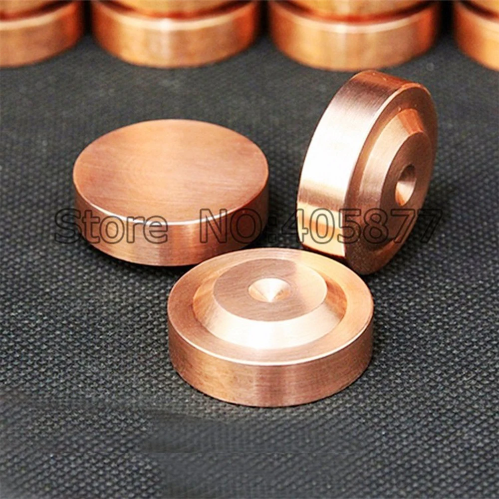 

38*28mm Pure Red Copper Speaker Spike Speaker Stand Spike CD Amplifier Isolation
