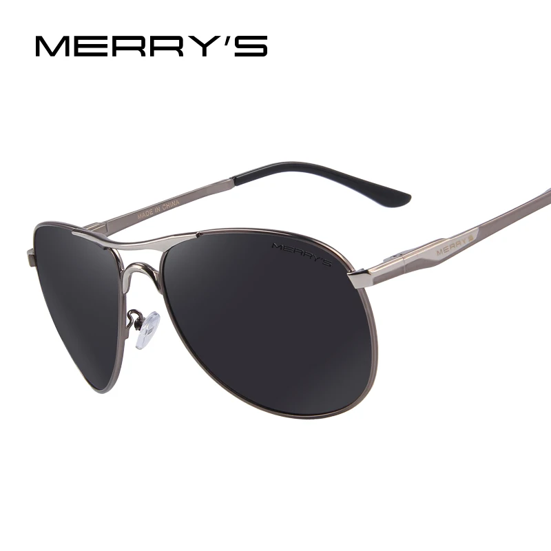 

MERRYS Men Aluminum Polarized Sunglasses Classic Brand Sunglasses EMI Defending Coating Lens Driving Shades S8712