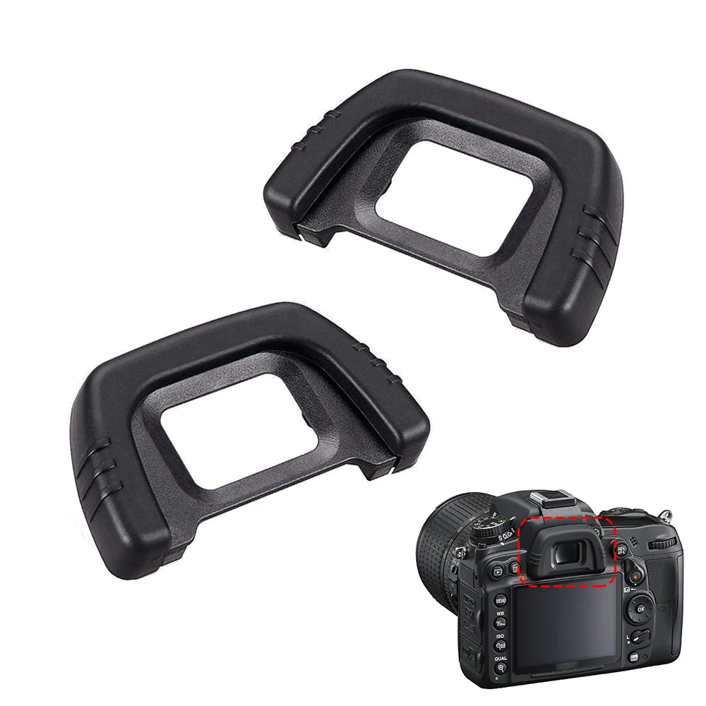 2 шт. DK21 Φ резиновый окуляр для Nikon D750 D610 D600 D7000 D90 D200 D80 D70s D70|Видоискатели| |