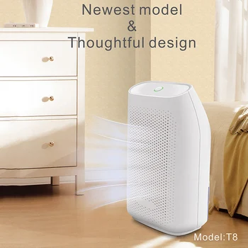 

Invitop Electric Mini Dehumidifier with 700ML Water Tank Ultra Quiet Moisture Absorbing Air Dryer for Wardrobe Closet