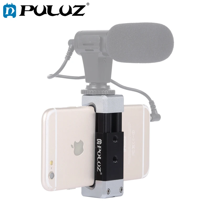 

PULUZ Universal Clamp Holder Bracket Cold Shoe Phone Aluminum Alloy Phone Holder