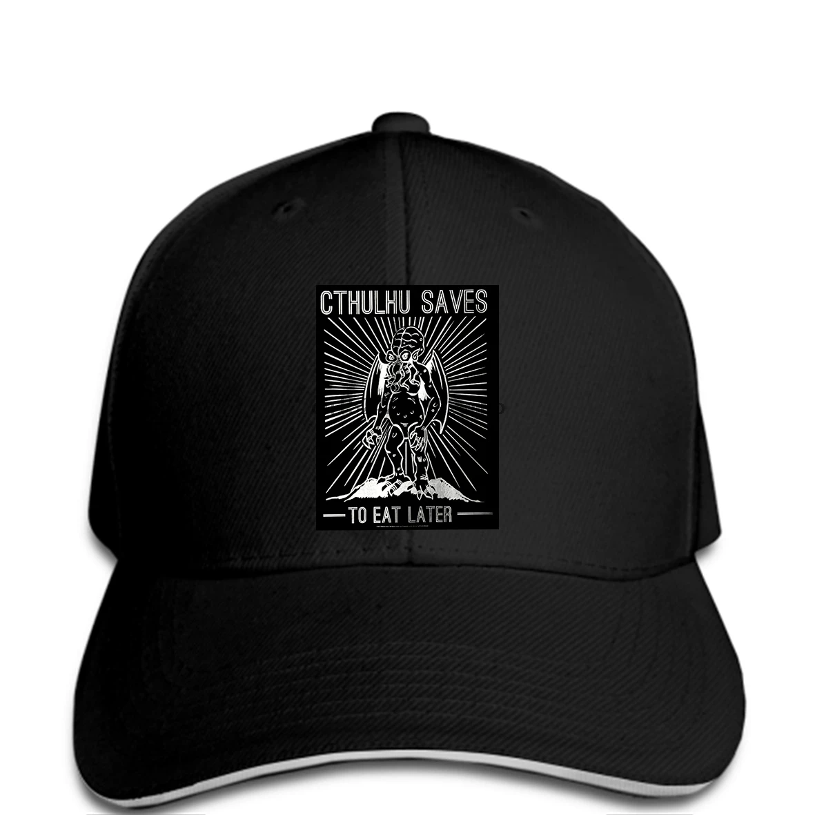 

funny Baseball cap men novelty cap Warpo Cthulhu Saves cap