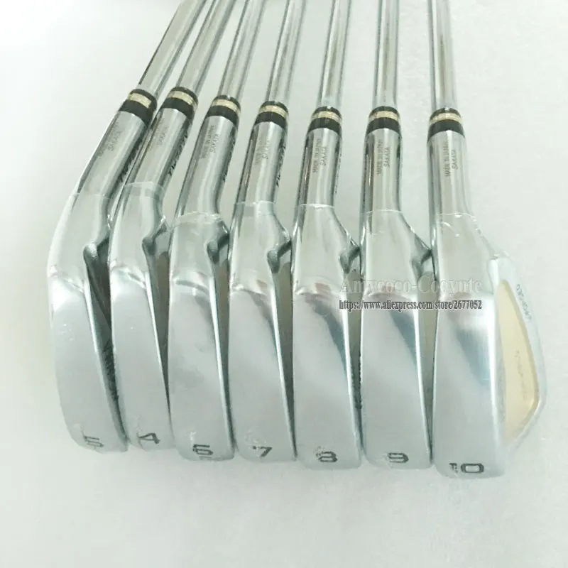 Новые клюшки для гольфа HONMA TW727V золотые клюшки для гольфа 4-10 набор клюшек стальной вал R или S гибкий вал для гольфа Cooyute