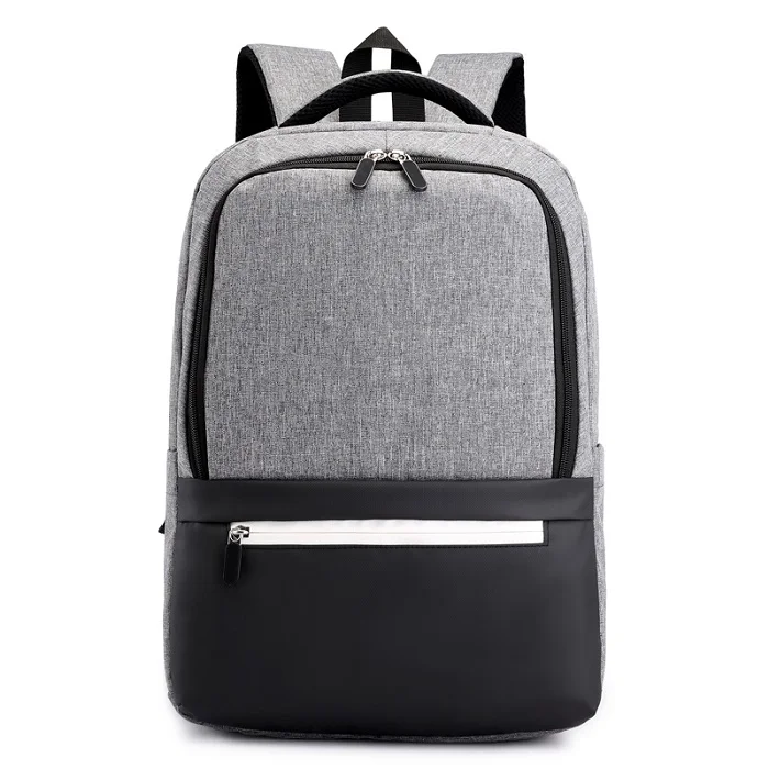 OKKID минималистичный черный школьный рюкзак для мальчика, водонепроницаемый рюкзак для ноутбука, противоугонная сумка для книг, детская школьная сумка, дропшиппинг - Цвет: grey