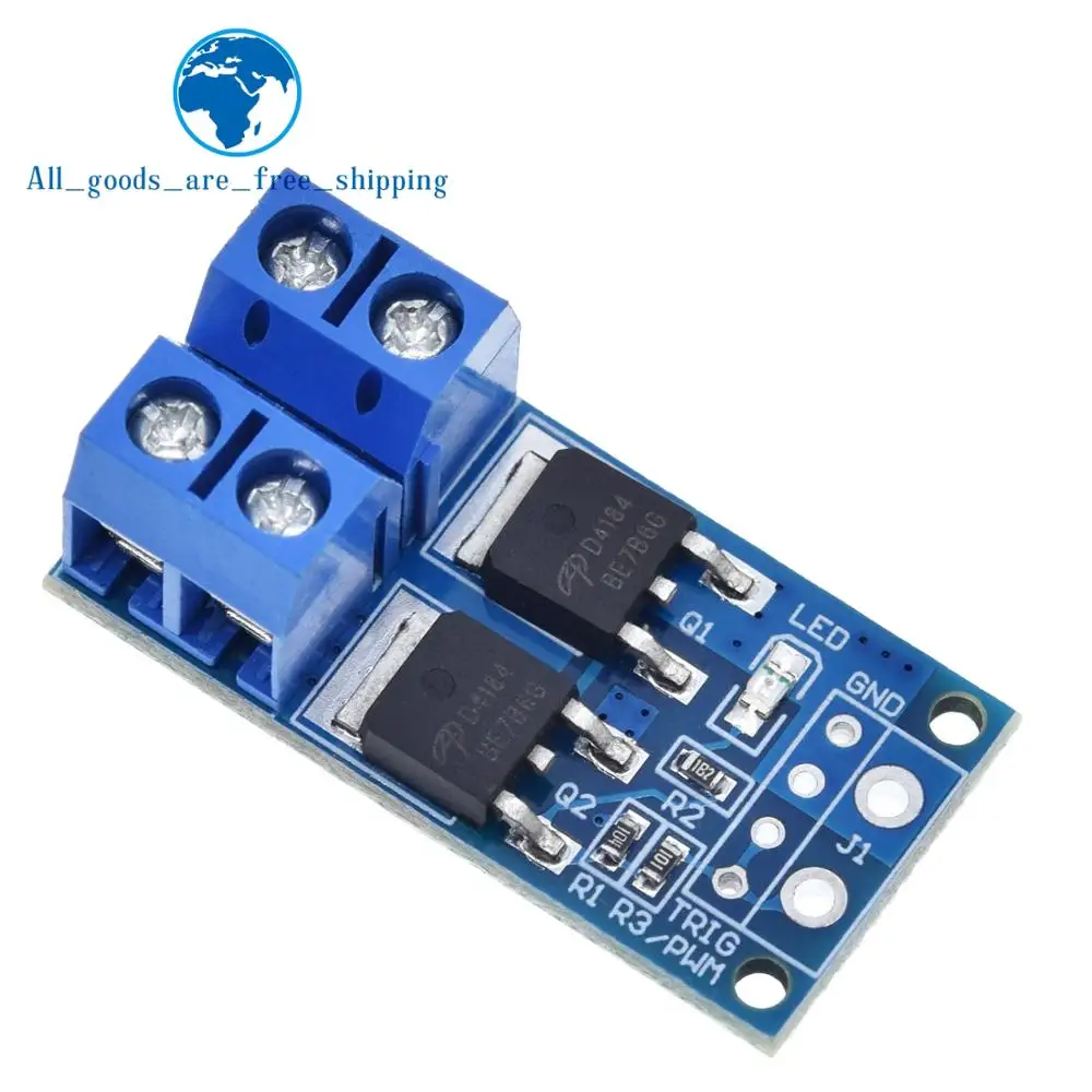 15A 400 Вт MOSFET триггер переключениt приводной модуль PWM регулятор Управление Панель