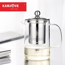 Freies verschiffen Kamjove tee tasse elegant becher bor silizium-glas-tasse teekanne tee gerät eingestellten Filter glas teekanne