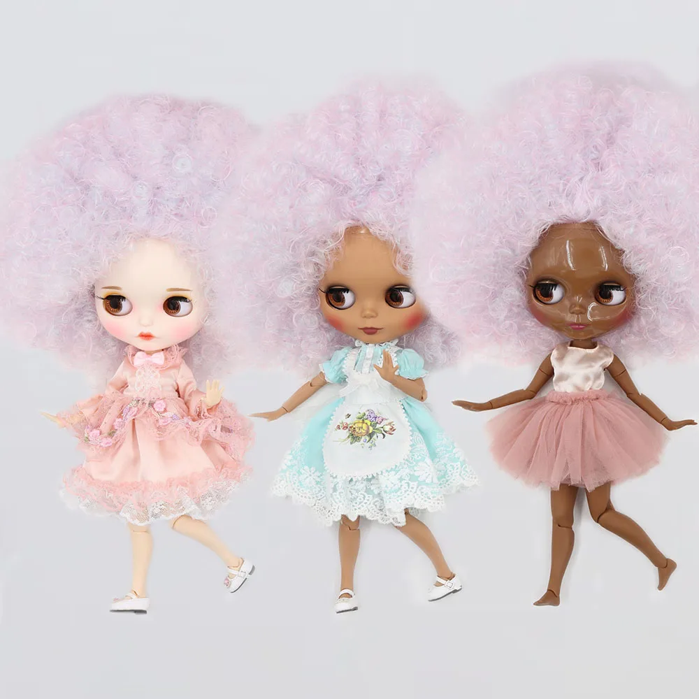 Кукла Blythe BL6909/QE126 30 см шарнирное лицо Смешанные розовые волосы | Игрушки и хобби