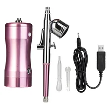 Airbrush Spray Gun Pump Pen Compressor Dual Action Portable Air Brush USB Charging Paint Spray Gun For Nail Tattoo Cake Painting Airbrush Spray Gun Pump Pen Compressor Dual Action Portable Air Brush USB Charging Paint Spray Gun For Nail Tattoo Cake Painting