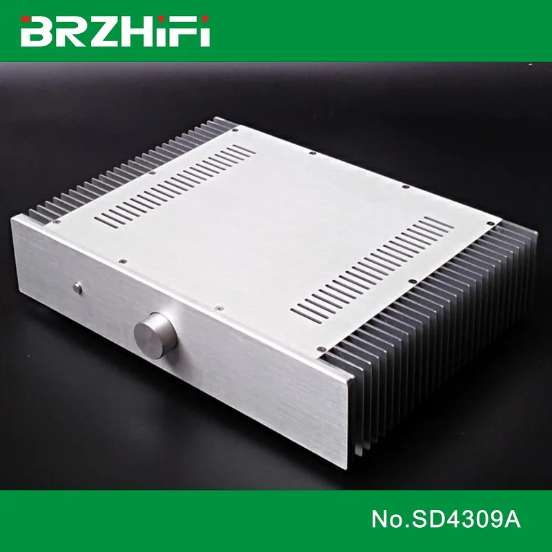 BRZHIFI SD4309A двойной алюминиевый чехол радиатора для усилителя мощности