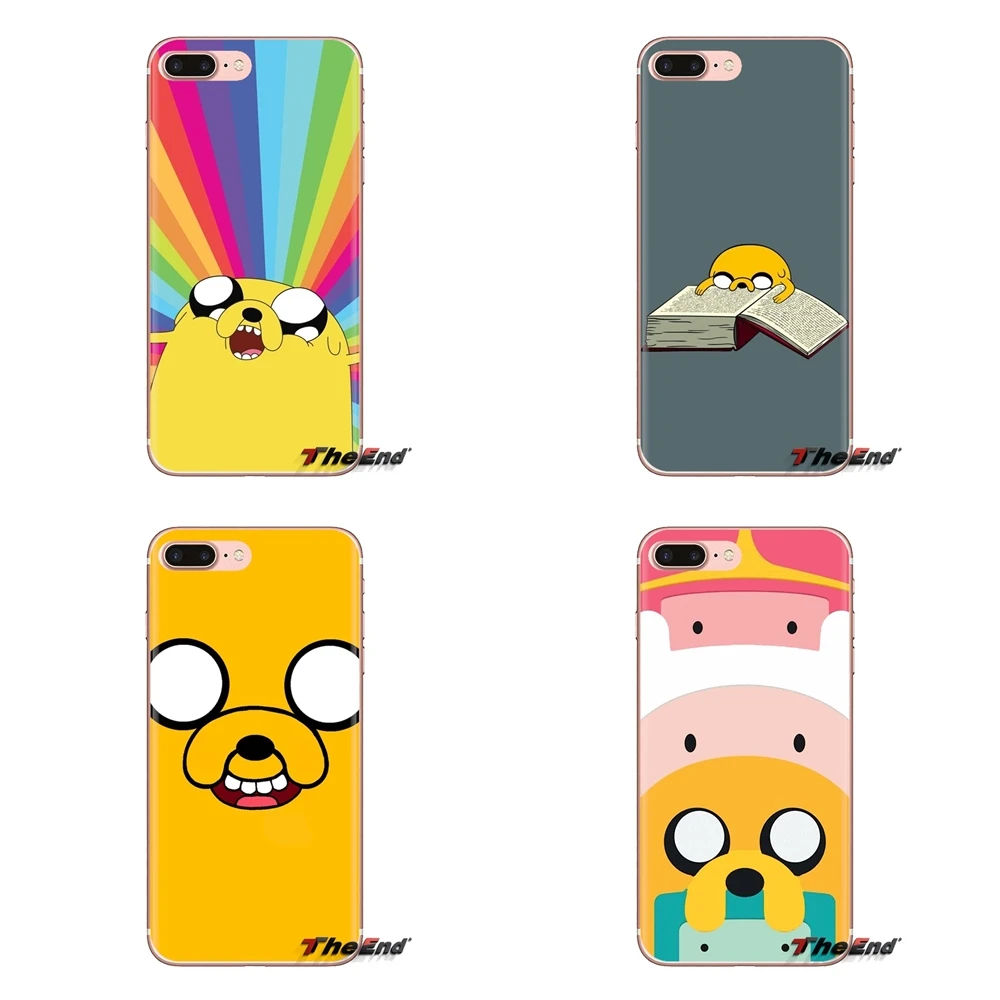 

For Huawei Mate Honor 4C 5C 5X 6X 7 7A 7C 8 9 10 8C 8X 20 Lite Pro jake Finn dog adventure time Soft Transparent Cases Covers