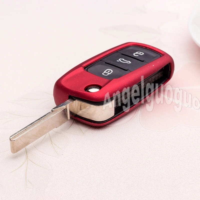Angelguoguo авто Стайлинг ТПУ чехол для VW Volkswagen Polo Tiguan Bora Passat Golf 6 Lavida Scirocco Jetta|case for|case