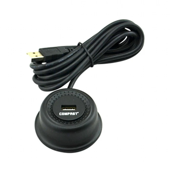 100pcs /lots 1.5m 5ft USB 2.0 Male to Female Extension Cable with Dock Docking Station Cradle