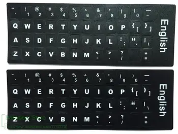 

2pcs/lot High quality English Keyboard Sticker English Alphabet For laptop desktop keyboards Stickers 10/12/13/14/15/17 inch