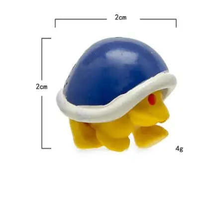 3D Super Mario Bros Action Figurine Toys Mario Luigi Peach Toad Mushroom Yoshi Mini Action Figure Micro Landscape Resin Figura
