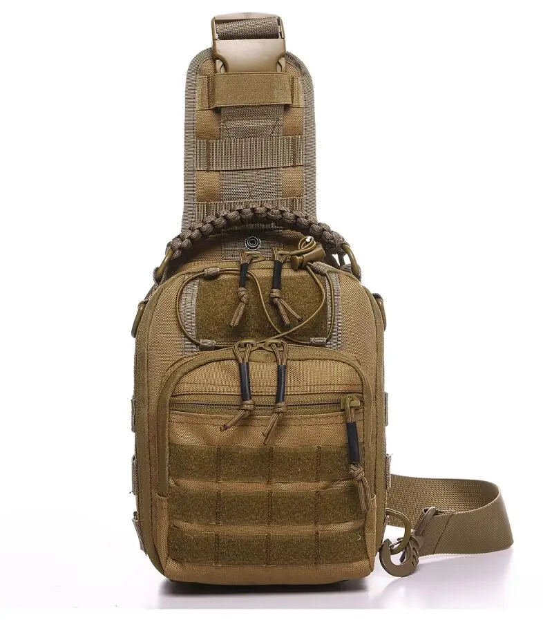Антарктика нейлон походный Кемпинг Охота камуфляж рюкзак 1000D Molle Военная Тактическая Сумка - Цвет: Brown