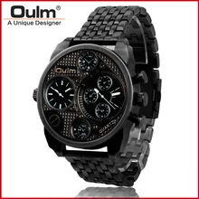 Oulm Wristwatch HT9316 Alloy Watch Luxury Men Hot Sale Fashion Sport Quarts Bracelet Watch