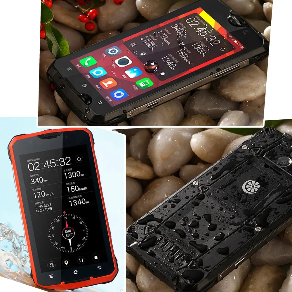 SANTIN# Armor Plus " AMOLED экран IP68 Водонепроницаемый телефон 16 МП Восьмиядерный телефон противоударный 16 Гб прочный телефон Android смартфон