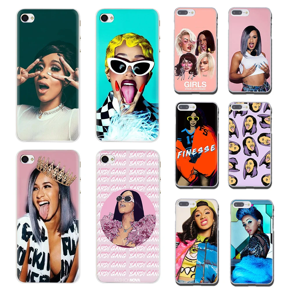 Жесткий чехол Cardi B для iphone 5 5s 6 6s 7 8 plus X XR XS MAX 11 pro Max