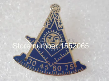 

Past Master Masonic Freemason AF Am w Square Lapel Pin