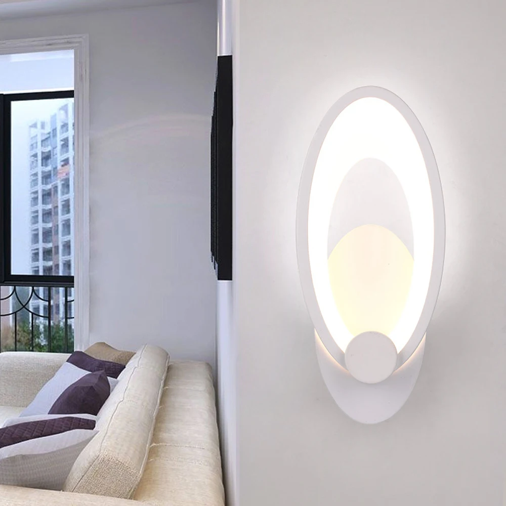 Lâmpadas de Parede Varanda Quarto Arandelas Modernas Luminárias Decoração Interior Loft Arandela Sala Cabeceira Restaurante Corredor Luz Led 16 Luminárias de parede